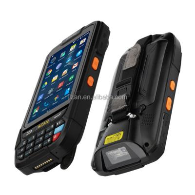 China Handheld computer 1D 2D barcode scanner pda smartphone android pda rugged data terminal with keypad mobile phone NFC/RFID reader 4g wifi for sale