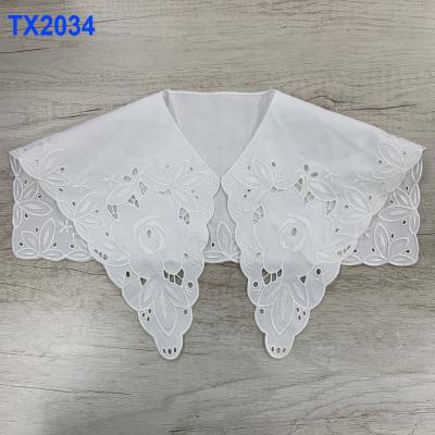 China Factory Wholesale Viable DIY Milk Pattern Lace Collar Crochet Lace Silk Elegant Neck Collar For Girl Dresses for sale