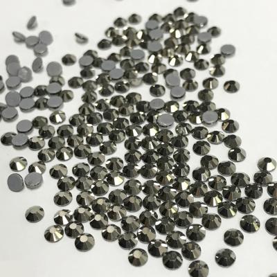 China Flatback Ready To Ship Rhinestone Gold Base ab Crystal Rhinestones High Quality Hot Fix Flatback Rhinestone for sale