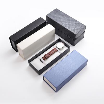 China Available Custom Scuff-resistant Sample Cardboard Paper Watch Strap Box Single Package With Lid Cardboard for sale