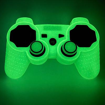 China Glow In The Dark Glow In The Dark Soft Silicon Case For PS3 Controller Games Accessories Gamepad Joystick Cover For PS3 Controller Skin Case for sale