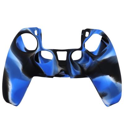 China Silicone Cases For PS5 Gamepad Controller Case Controller Silicone Protective Camouflage Anti-Slip Cover For PlayStation 5 Joycon Console for sale