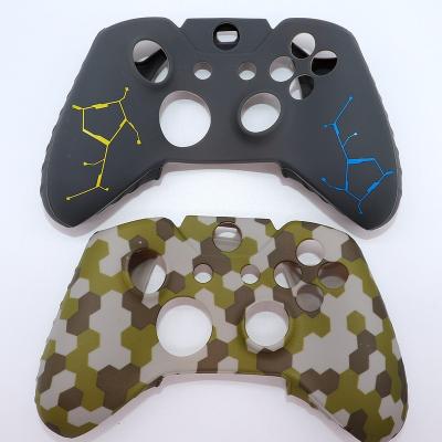 China New Soft Silicone Silicone Gamepad Case Protective Skin For Xbox One Controller Protector Camouflage Controle Cover Joystick For XBOXONE for sale