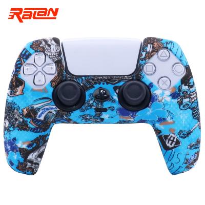 China For PS5 Anti-Slip Soft Silicone Protective Case For Playstation 5 Controller PS5 Gamepad Skin Cases Cover Shell Joystick For PS5 for sale