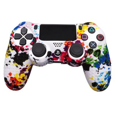 China For PS4 Anti-Slip Soft Silicone Case For PS4 Controller Gamepad Joystick Cases Game Accessories For PS4 Skin Multicolor for sale