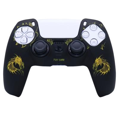 China For PS5 Soft Silicon Case For PS5 Skin Cases Gamepad Joystick Video Game Accessories Cover For PS5 Controller Skin for sale