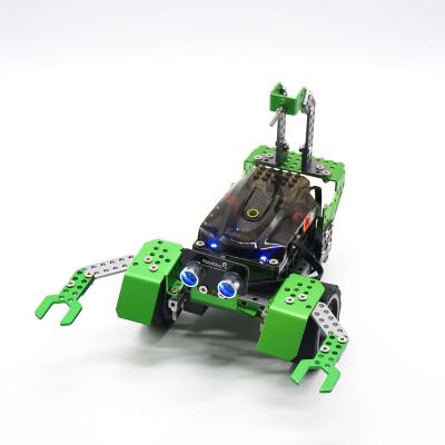 China DIY TOY Kids smart educational robot -- cheap green high quality robot for programming and learning how to code for sale