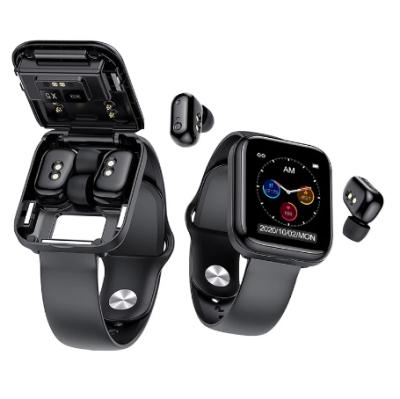 China 2021 high quality waterproof sports touch screen hd smart watch earphone zu verkaufen