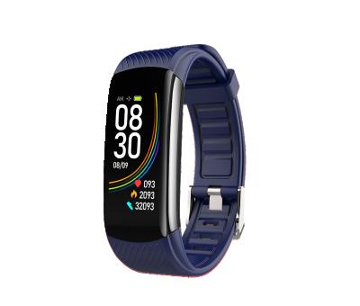 China Touch Screen Wristband Smart Watch with Temperature Heart Rate Blood Oxygen Blood Pressure Monitor Support Bath for sale