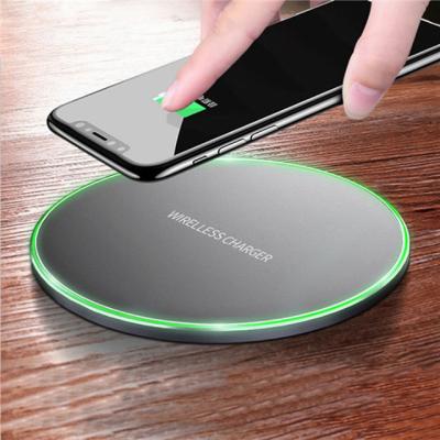 China Mobile Phone Tablet MP3 GPS Fast Wireless Charger Qi Charging Pad For Samsung Galaxy S7 S8 Note8 Edge For iPhone 8 Plus for sale