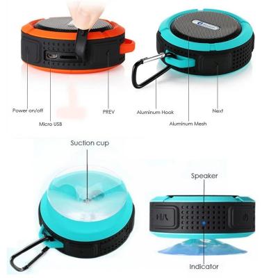 China Mini Wireless Shower Speaker - Certified Waterproof - Wireless It Pairs Easily To All Your BT Devices - Phones, Tablets Te koop