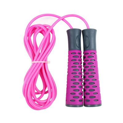 China Durable Custom Adjustable Fitness PVC Handles Gear Jump Rope for sale