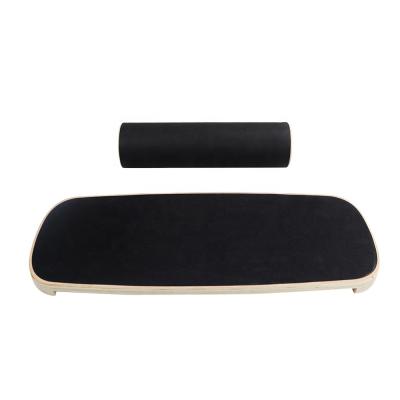 China Non-Slip Outdoor Custom Yoga Wooden Cork Balance Board Trainer for sale