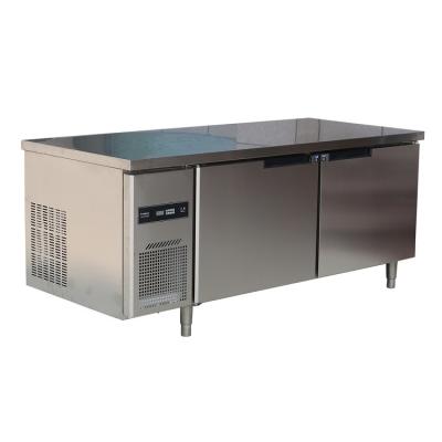 China Stainless Steel Refrigerating Fridge Commercial Refrigerator Under Counter Fridge Food Freezer for sale