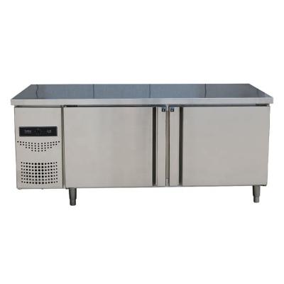 China Commercial Single-Temperature 2-Door Counter Top Refrigerator Under Operation Table Refrigerator for sale