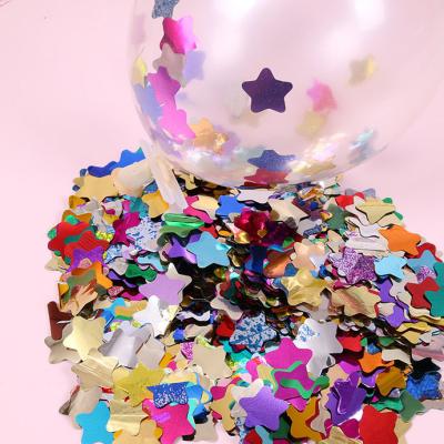 China Custom Birthday Wedding Party Decoration 1.5cm Confetti 20g/bag Gold Balloons Sliver Rose Gold Red Plastic Confetti For Party Decoration Balloon for sale