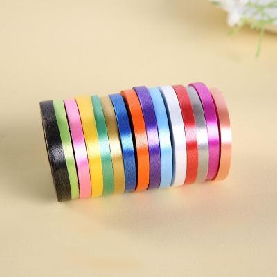 China Party Decoration 10m*5mm Standard Balloon Ribbon Matte Ribbon Roll Along For Party Balloons Use Wholesale for sale