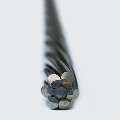 China Chinese Wire 7 Wire 12.7mm Low Relaxation Post Tension High Carbon Cable PC Steel PC Wire for sale