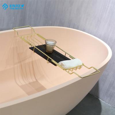 China High Quality Viable Stainless Steel Mulit-Function Suction Soap Rack Bathtub Shelf Rack for sale