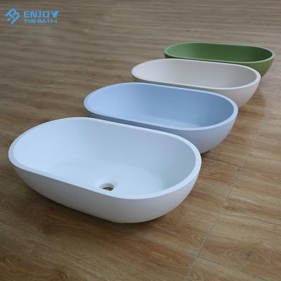 China Stylish Solid Color Pattern Outdoor Wash Basin Above Acrylic Stone Counter Basin Sink for sale