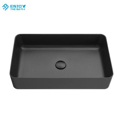 China Without Faucet Black Color Quartz Stone Sink Quartz Stone Kitchen Sink for sale