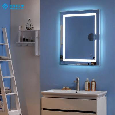 China LED Bathroom Illuminated Slim Mirror Horizontal Or Vertical Mirror for sale