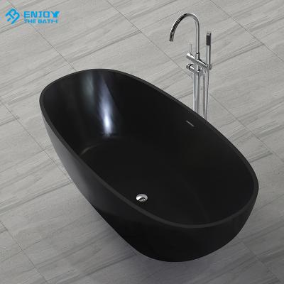 China Body Soaking Freestanding Acrylic Black Stone Bathtub Bathtub Acrylic Black ETB Bathtub Acrylic for sale