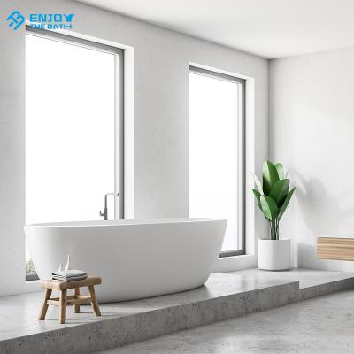 China High Quality Artificial Stone Soaking Body Bathtubs Factory Wholesales Free Bathtub for sale