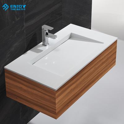 China ETB modern modern acrylic basin can be cabinet basin and wall hung washbasin for sale