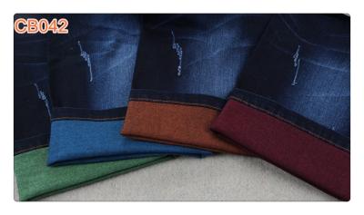 China Cotton Spandex Color Weft Yarn Denim Fabric Jeans for Garment for sale