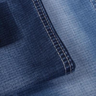 China Jacquard Weave Double Layer Imitate Knit Denim Fabric For Jeans for sale