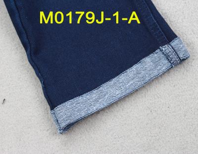 China 11oz Irregular Weave Cotton Spandex Denim Fabric For Women Mercerized Finish for sale