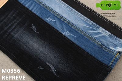 China 11 Oz Recycled Repreve Slub Stretchy Jeans Material For Man Cotton Jeans Fabric for sale