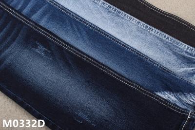 China 10,5 Oz de Lichtgewicht Donkerblauwe van het Katoenen Organische Rekdenim Stoffen voor Mensenkledingstukken Te koop