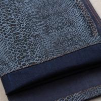 Китай 11oz 3 1 материал джинсов резинки печати кожи змейки rht Stretchy продается