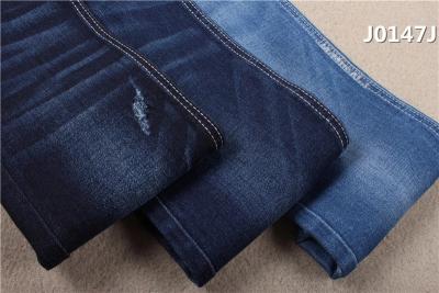 China Enorme Stretchable blaue Frauen dünner rechter Twill Jeans-RHT 10 Unze-Denim-Gewebe zu verkaufen