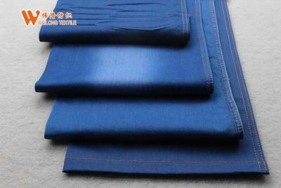 China Male Female Bromine Stretchy Denim Fabric for sale