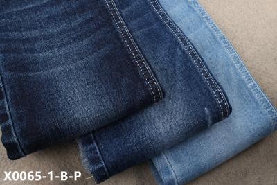 China 11oz 98 Cotton 2 Spandex Woven Man Stretchy Jeans Material Denim Twill Fabric for sale