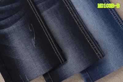 China 9 Oz High Stretch Fake Knit Denim Twill Fabric 71 Cotton 24 Polyester 3 Spandex for sale