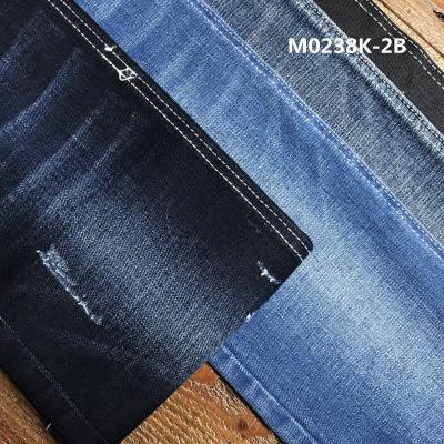 China 10.5 oz Jeans Black Backside Cotton Polyester Denim Fabric 58 Ctn 40 Poly 2 Spx for sale