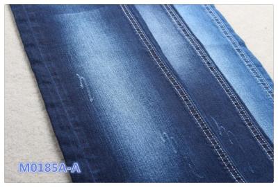 China 9oz Slub Style Indigo Woven 98 Cotton 2 Elastane Fabric Denim Jeans Material for sale