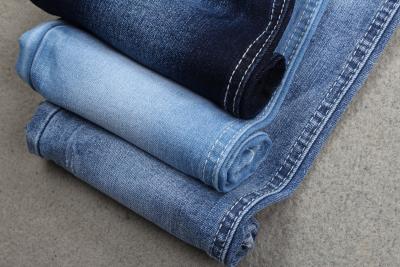 China Indigo Blue Jeans Denim Fabric Cotton Poly Spandex For Garment Factory for sale