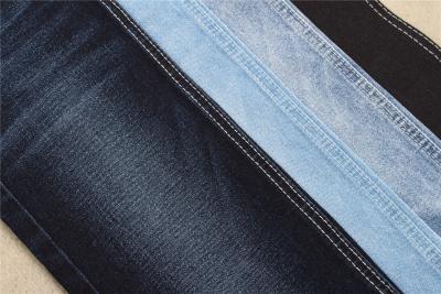 China Middle Weight 9.5Oz Colored Denim Fabric Cotton Poly Spandex Power Stretch for sale