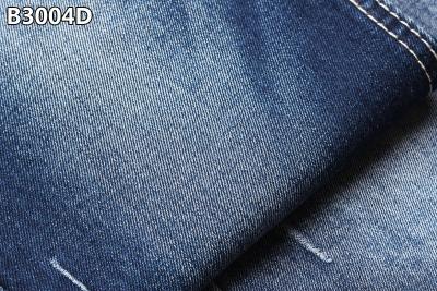 China 65C 33P 2S TR Cotton Polyester Spandex Denim Fabric Siro Spun OA Yarn With Slub for sale