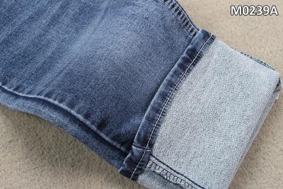 Chine 10 onces 2 couches de denim de tissu de sergé avec le bleu d'indigo de fil de Dual Core à vendre