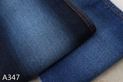 China Yarn Slub 9Oz Stretch Denim Fabric  3/1 Right Twill for sale