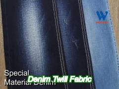 colored weft stretch denim twill fabric 59