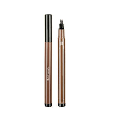 China Custom Logo Eyebrow Pencil Waterproof Long Lasting Waterproof Liquid Eyebrow Pencil Wholesale Cheap Easy Remove for sale