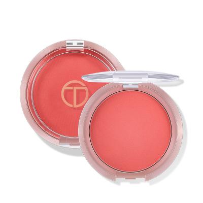 China RTS Private Label Waterproof Face Makeup Blush Waterproof Long Lasting Blush High Pigment Single Blush for sale