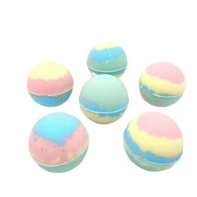 China Popular Wholesale Organic Natural Bath Bomb Smell Custom Bath Bomb Gift Set Rich In Essential Oils for sale